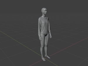 Womens Dress - Female Outfit Clothes Model 3D