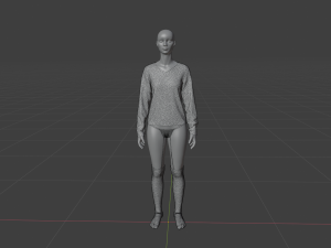 Womens Dress - Female Outfit Clothes Model 3D