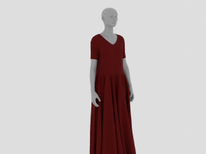 Womens Dress - Female Outfit Clothes 3D मॉडल