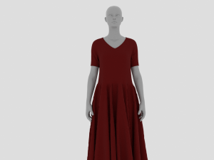 Womens Dress - Female Outfit Clothes 3D मॉडल
