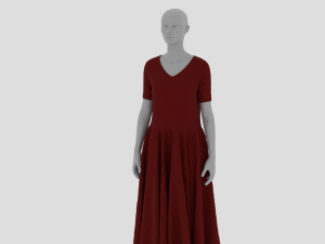 Womens Dress - Female Outfit Clothes 3D मॉडल