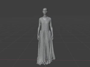 Womens Dress - Female Outfit Clothes 3D मॉडल