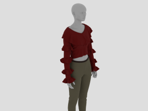 Womens Dress - Female Outfit Clothes 3D Модель