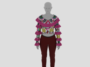 Womens Dress - Female Outfit Clothes Modelo 3D