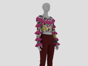 Womens Dress - Female Outfit Clothes Modelo 3D