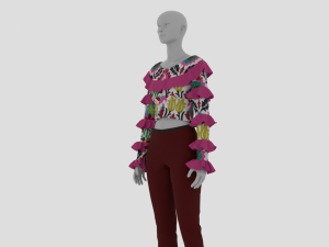 Womens Dress - Female Outfit Clothes Modelo 3D