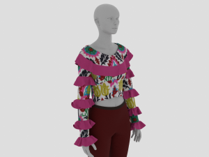 Womens Dress - Female Outfit Clothes Modelo 3D
