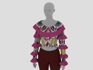 Womens Dress - Female Outfit Clothes Modelo 3D