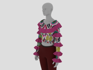 Womens Dress - Female Outfit Clothes Modelo 3D