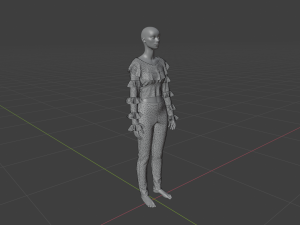 Womens Dress - Female Outfit Clothes Modelo 3D