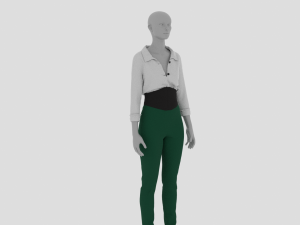 Womens Dress - Female Outfit Clothes 3D Модель