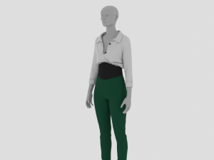 Womens Dress - Female Outfit Clothes 3D Модель