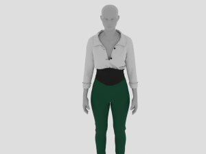 Womens Dress - Female Outfit Clothes 3D Модель