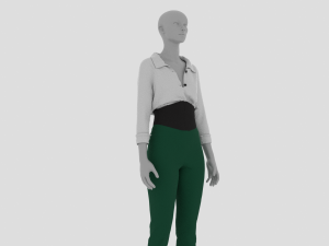 Womens Dress - Female Outfit Clothes 3D Модель