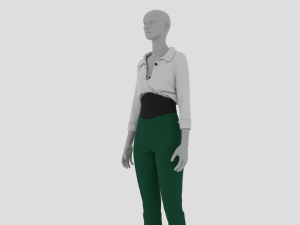 Womens Dress - Female Outfit Clothes 3D Модель