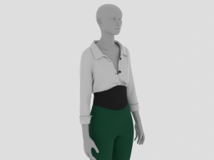 Womens Dress - Female Outfit Clothes 3D Модель
