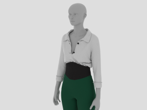 Womens Dress - Female Outfit Clothes 3D Модель