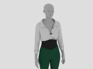 Womens Dress - Female Outfit Clothes 3D Модель