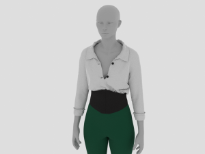 Womens Dress - Female Outfit Clothes 3D Модель