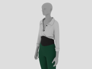 Womens Dress - Female Outfit Clothes 3D Модель