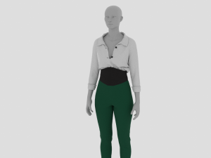 Womens Dress - Female Outfit Clothes 3D Модель