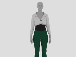 Womens Dress - Female Outfit Clothes 3D Модель