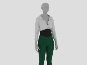 Womens Dress - Female Outfit Clothes 3D Модель