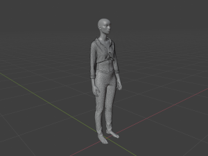 Womens Dress - Female Outfit Clothes 3D Модель