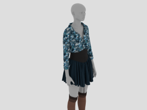 Womens Dress - Female Outfit Clothes Modello 3D
