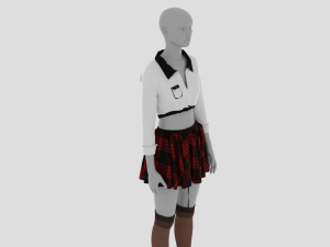 Womens Dress - Female Outfit Clothes 3D Модель