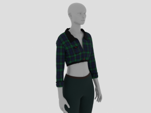 Womens Dress - Female Outfit Clothes Model 3D