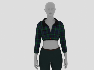 Womens Dress - Female Outfit Clothes Model 3D