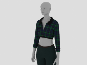 Womens Dress - Female Outfit Clothes Model 3D