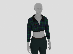 Womens Dress - Female Outfit Clothes Model 3D