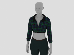 Womens Dress - Female Outfit Clothes Model 3D