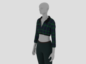 Womens Dress - Female Outfit Clothes Model 3D