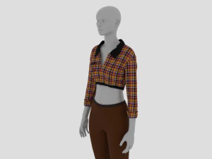Womens Dress - Female Outfit Clothes 3D Model