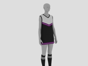 Womens Dress - Female Outfit Clothes 3D Model