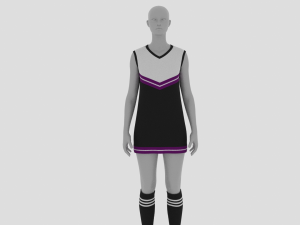 Womens Dress - Female Outfit Clothes 3D Model