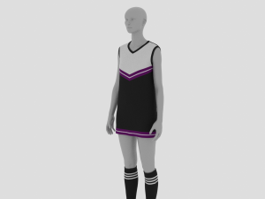 Womens Dress - Female Outfit Clothes 3D Model