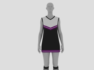 Womens Dress - Female Outfit Clothes 3D Model
