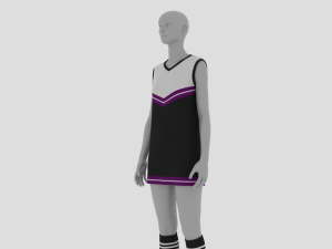 Womens Dress - Female Outfit Clothes 3D Model