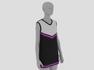 Womens Dress - Female Outfit Clothes 3D Model