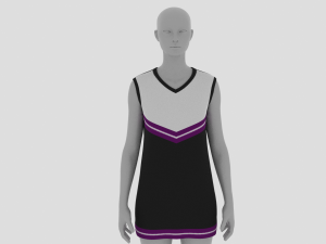 Womens Dress - Female Outfit Clothes 3D Model