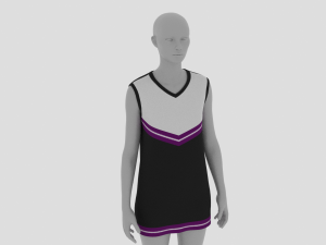 Womens Dress - Female Outfit Clothes 3D Model