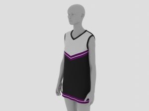 Womens Dress - Female Outfit Clothes 3D Model