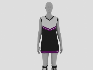 Womens Dress - Female Outfit Clothes 3D Model