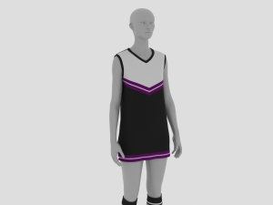 Womens Dress - Female Outfit Clothes 3D Model