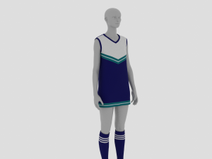Womens Dress - Female Outfit Clothes Modelo 3D