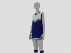 Womens Dress - Female Outfit Clothes Modèle 3D